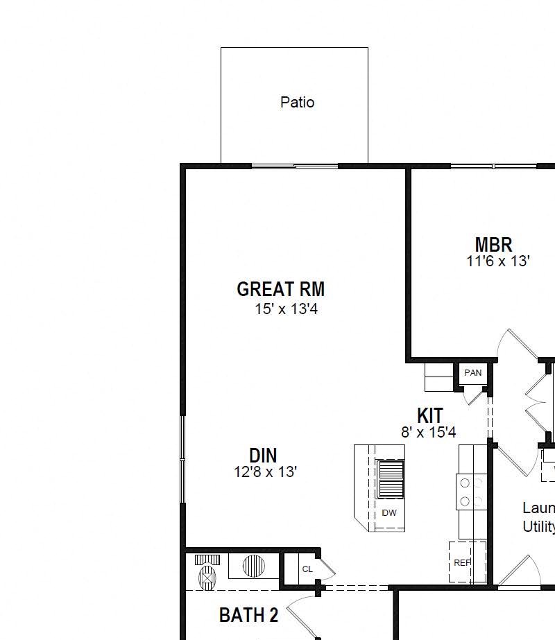 Two Bedroom Ranch Two Bedroom Ranch with Garage at Hathaway Meadows Apartments, Farmington, NY